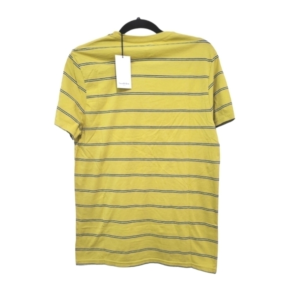Goodfellow & Co Yellow Striped Mens Tee Size S - Picture 3 of 6